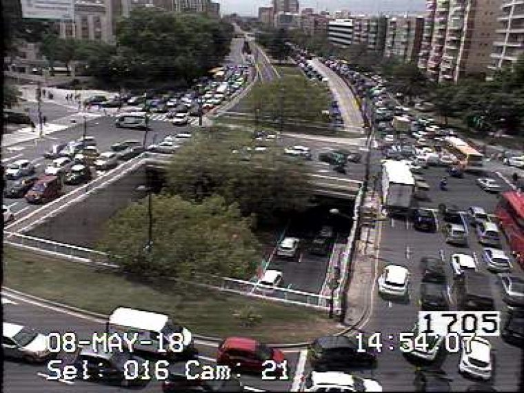 CongestiÃ³ a l'avinguda del Cid