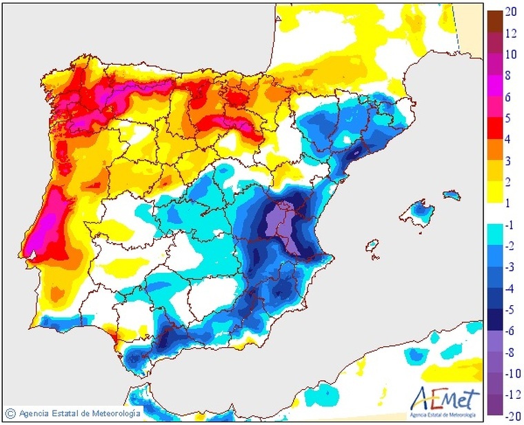 VariaciÃ³ de temperatures, que baixen, este dijous en el territori valenciÃ 