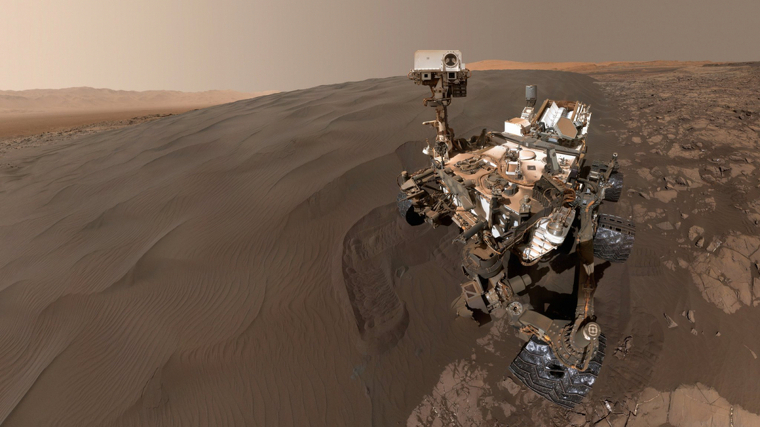 Imatge ilÂ·lustrativa de la nau 'Curiosity' a Mart