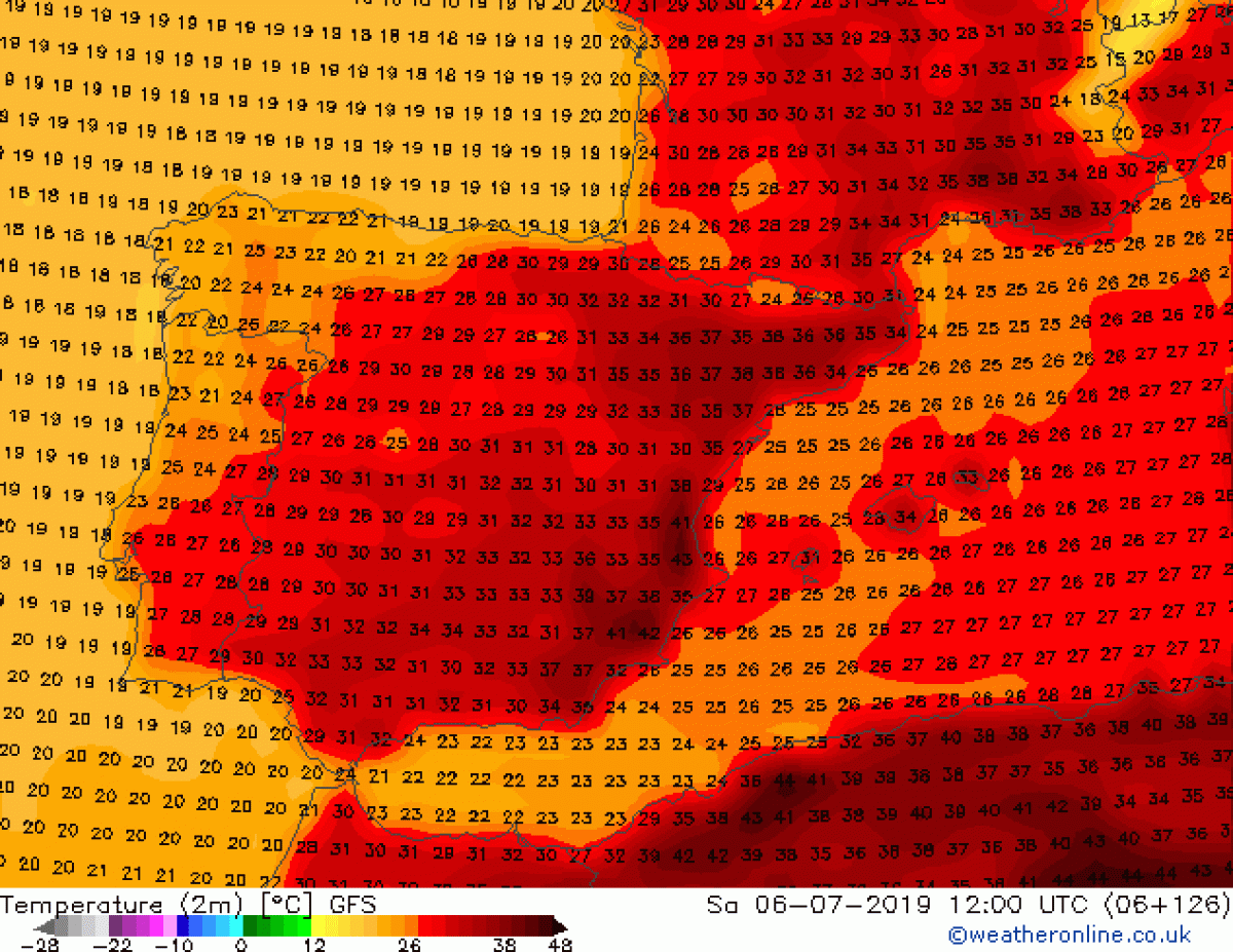 Nova onada de calor que ens portarÃ  a parlar de mÃ ximes de fins a 43Âº a l'interior d'Alacant el dissabte