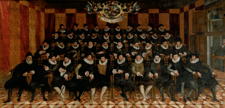 Representants del bracÌ§ nobiliari de les Corts del Regne de ValeÌncia (Francesco Pozzo, 1592).