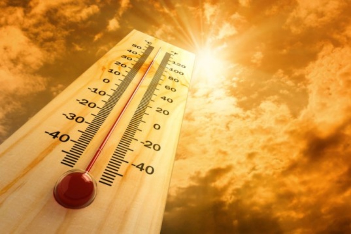 Imatge d'un termÃ²metre amb molta calor a ple estiu