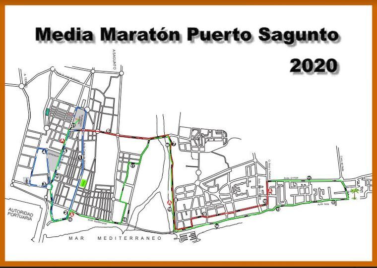 Circuit de la 35a Mitja MaratÃ³ Port de Sagunt