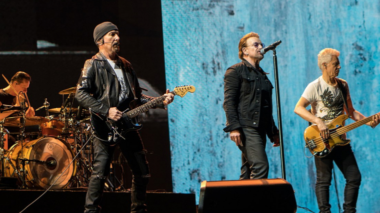 Grup U2, en un concert de 2017
