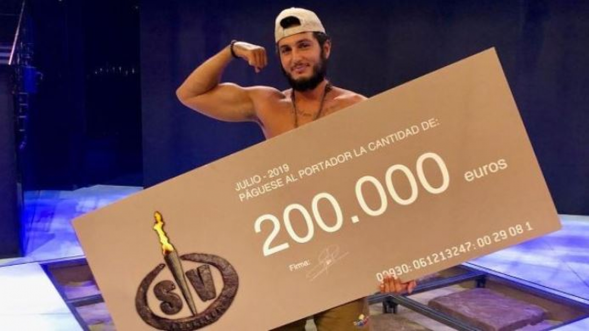 Omar Montes, ganador del cheque de 200.000â¬ de 'Supervivientes'