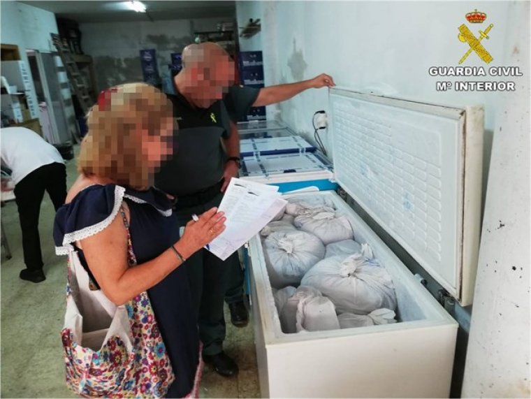 Confiscats 600 quilos de polp sense control sanitari en un restaurant a Santa Pola