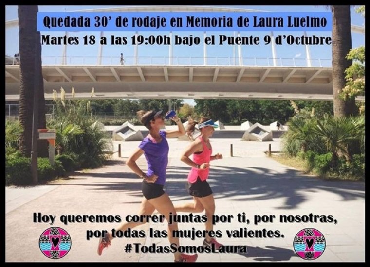 Corredores valencianes convoquen una quedada en memòria de Laura Luelmo