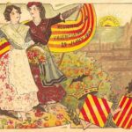 Al·legoria d’agermanament amb Catalunya de l’Assemblea Regionalista Valenciana de 1907.