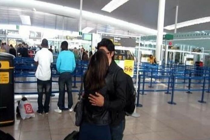 Acomiadament en aeroport