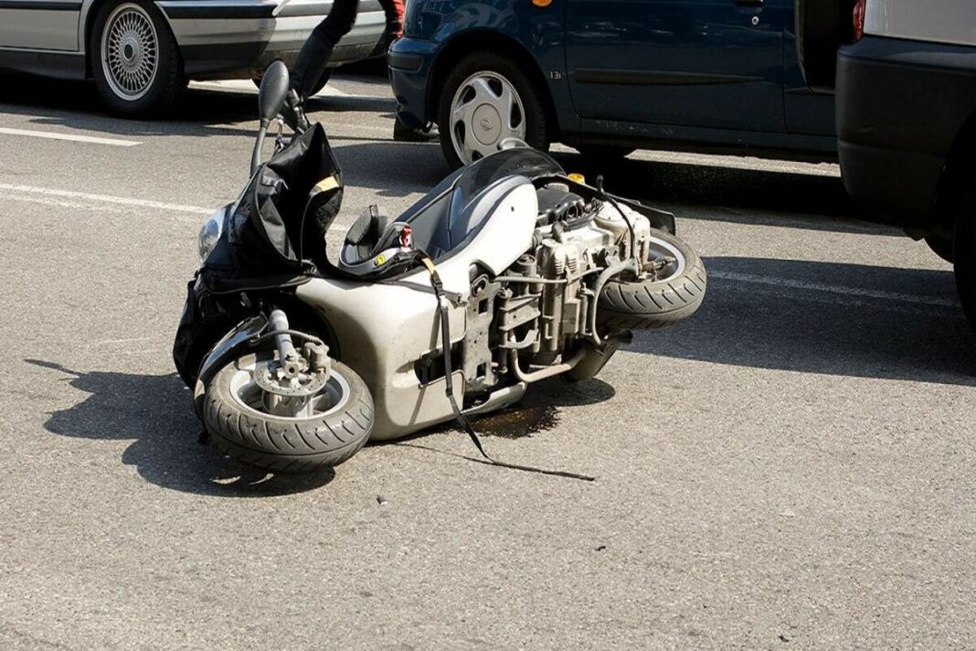 Accident moto