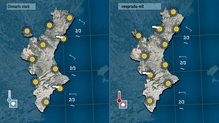 Mapes dimarts sol