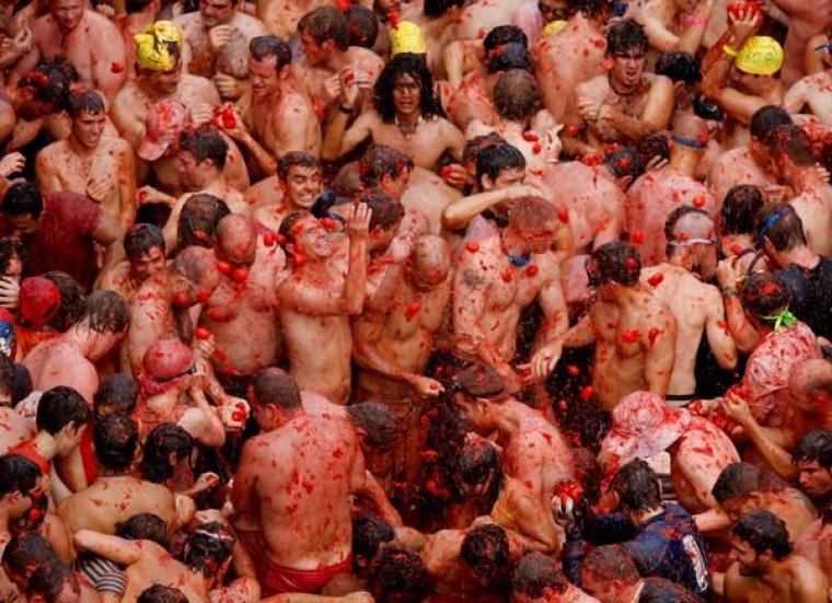 La Tomatina és un dels grans esdeveniments de l'estiu a Espanya