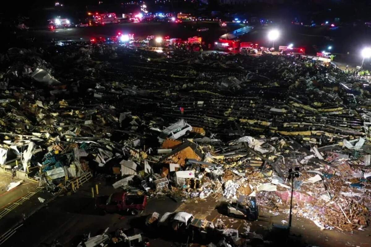 Almenys 70 morts en els tornados nocturns que van colpejar Kentucky, als EUA