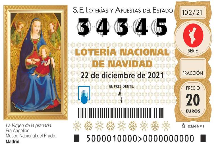 Seté premie loteria de Nadal 2021