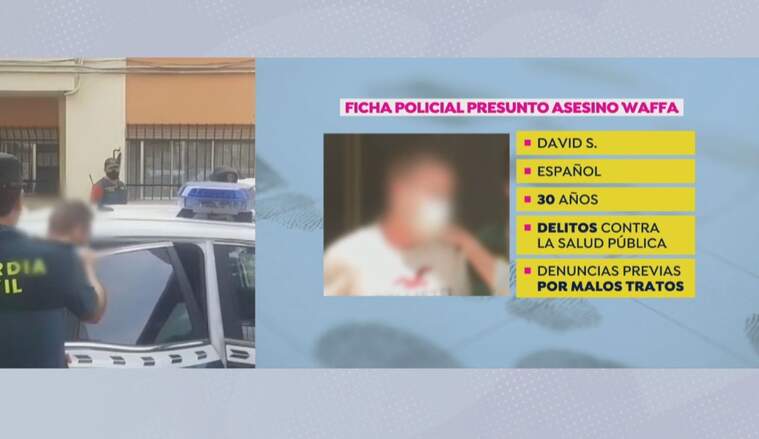 Fitxa policial del presum-te assassí de Wafaa