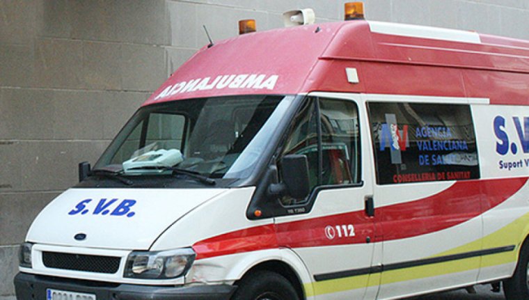Una ambulancia de la Comunidad Valenciana