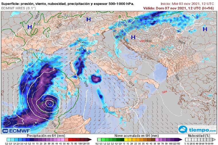 Alerta per un possible cicló mediterrani este cap de setmana