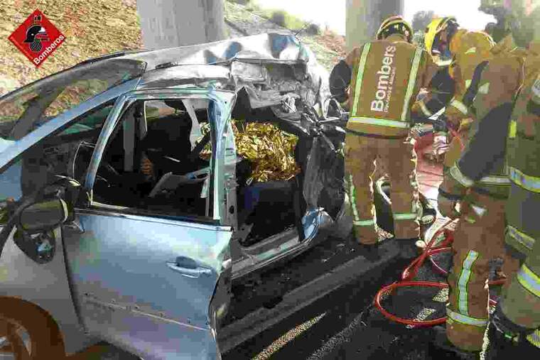 Ha mort una dona de 66 anys en l'accident