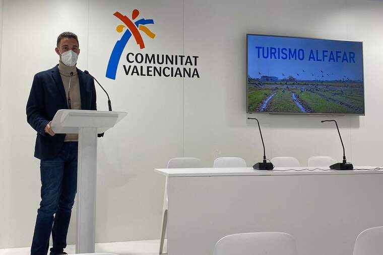 Eduardo Grau a la presentació del projecte 'Alfafar Turisme'