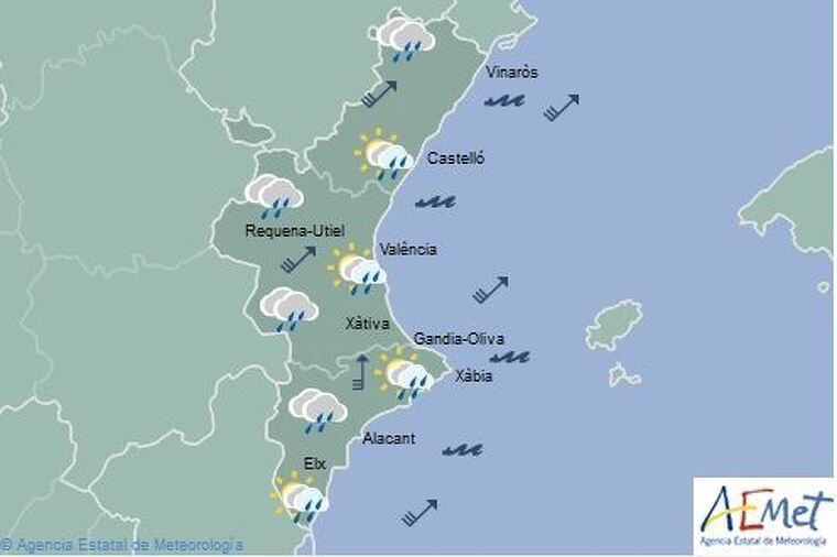 Previsió del temps de l'Aemet