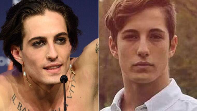 Damiano David EurovisiÃ³ 2021 d'adolescent