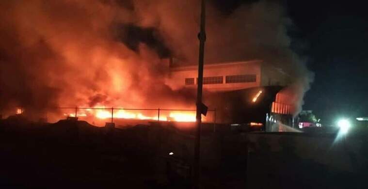 Incendi declarat a l'Hospital Universitari Al Husein de la ciutat de Nasiriya