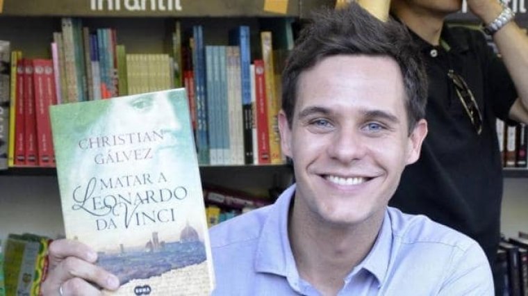 Christian GÃ¡lvez en la presentaciÃ³ del seu llibre 'Matar a Leonardo Da Vinci'