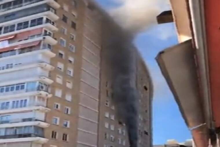 Mor una dona de 80 anys en l'incendi d'un pis a Alacant