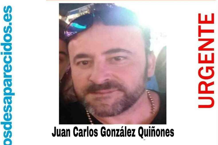 El desaparegut, Juan Carlos Gonzàlez, està sent buscat des del dia 22 de juny