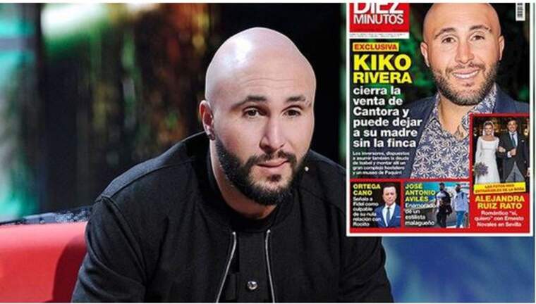 Kiko Rivera a la portada de la revista 'Diez Minutos'