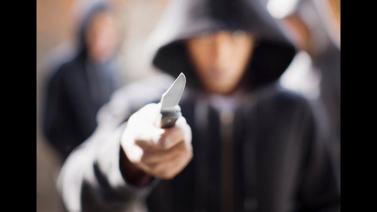 Un agressor, en una imatge d'arxiu