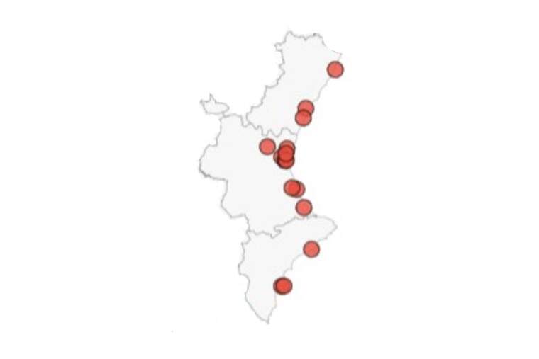El territori valencià ja compta amb 15 brots