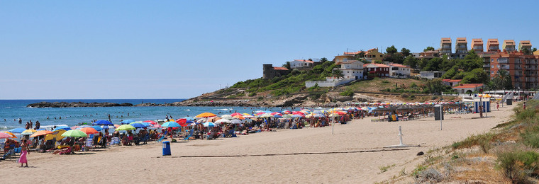 La platja del Morro del Gos en Orpesa