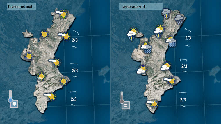 Oratge a partir de demÃ  divendres 10 de setembre