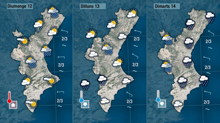 Oratge a partir del diumenge 12 de setembre