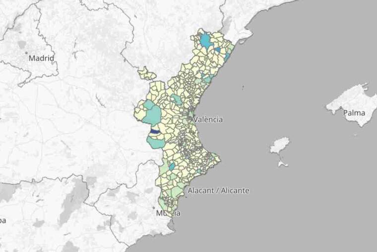 28 localitats valencianes han registrat positius en els últims quatre dies
