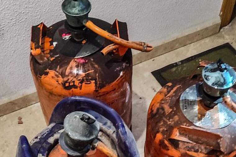 Bombones que han ocasionat l'incendi | Consorci de Bombers