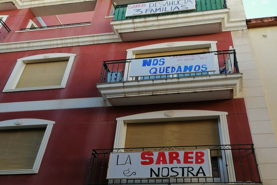 La SAREB pretén desnonar a 3 famílias a Alacant el pròxim dilluns