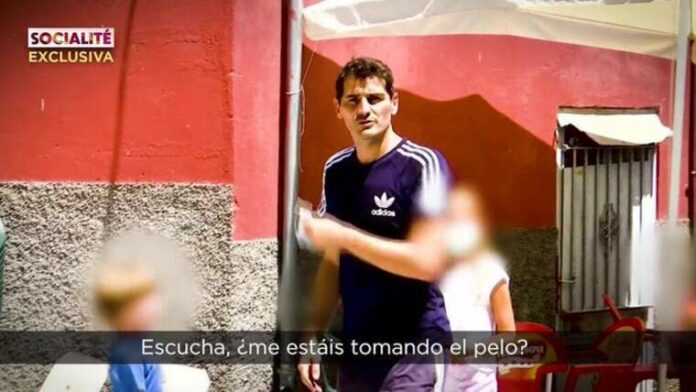 Iker Casillas va gravar l'atac a una reportera de 