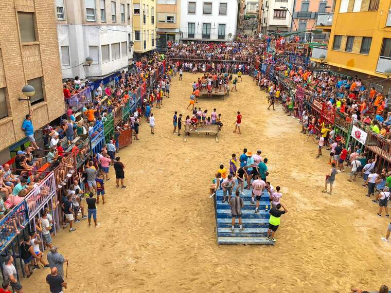 Bous a les Festes de Sant Bartolomé a Torreblanca