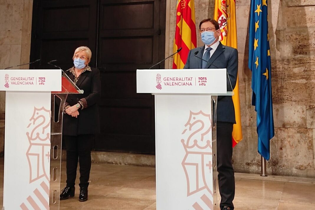 Ximo Puig i Ana Barceló anuncien la relaxació de mesures de la covid-19