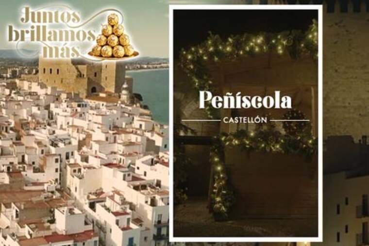 Peníscola guanya i es converteix en el poble Ferrero Rocher 2021