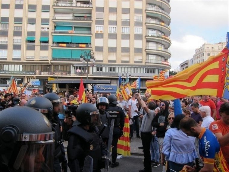 Agressions el dia 9 d'Octubre a València