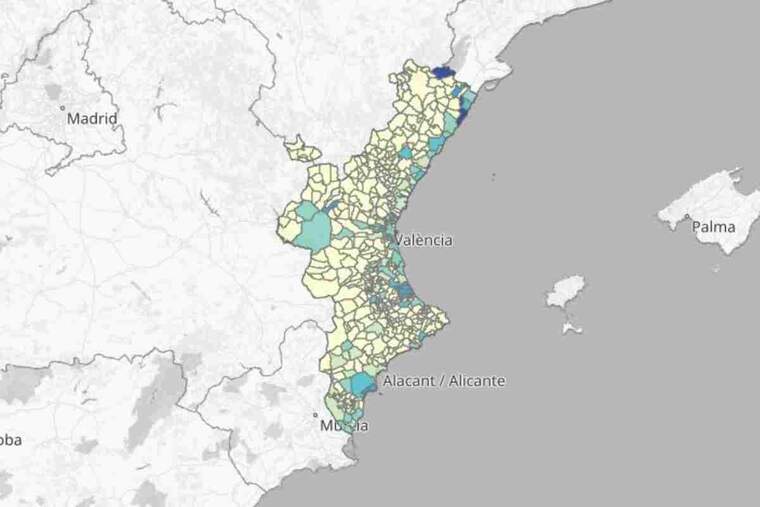 69 localitats valencianes han registrat positius nous en només tres dies