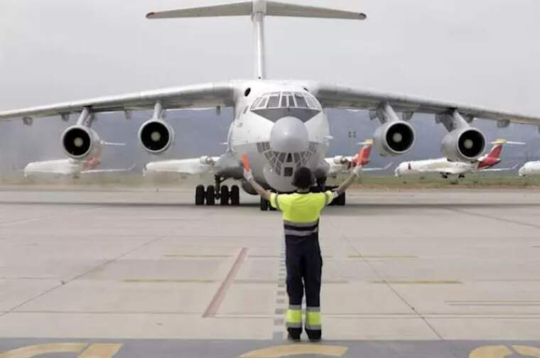 L'avió ha arribat este dimarts a l'aeroport de Castelló