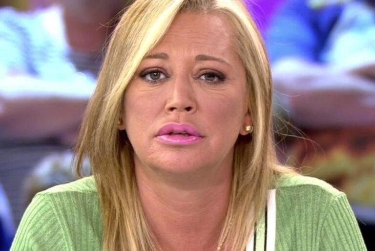 Belén Esteban en directe al plató de 'Sálvame'