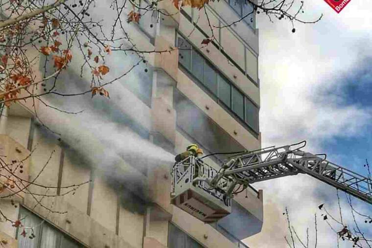 Dos persones han hagut de ser evacuades