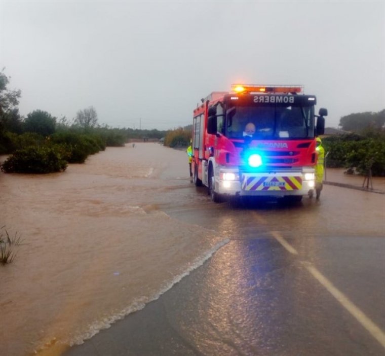 Inundacions en camps de la Ribera