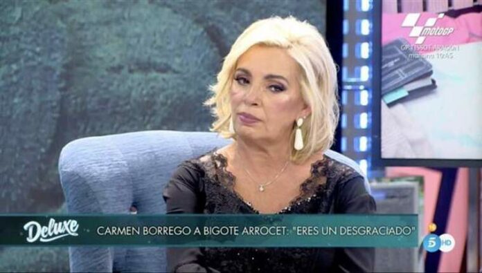 Carmen Borrego a Bigote Arrocet: "Ets un desgraciat, em fas fàstic" Carmen Borrego a Bigote Arrocet: "Ets un desgraciat, em fas fàstic"