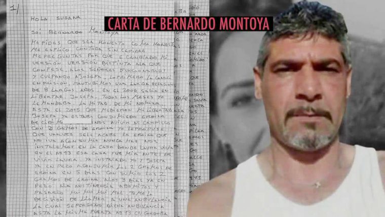 Carta escrita por Bernardo Montoya, asesino de Laura Luelmo
